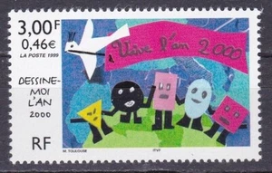FRANCE #2734 MNH 2000 STAMP DESIGN CONTEST WINNER - Foto 1 di 1