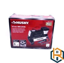 Portable Air Compressor Husky 12V Electric Pump Motorcycle Car Tire Inflator New