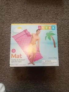 Intex Inflatable Pink Tote-N-Float Wave Mat,90"x34" Adult Size Brand New - Picture 1 of 4