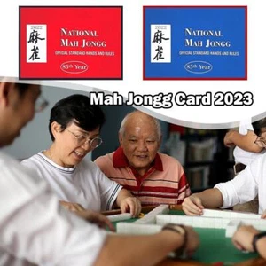 Tarjeta de tamaño grande de la Liga Nacional Mah Jongg 2024 manos y reglas estándar oficiales - Imagen 1 de 21