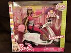 Barbie Doll With Pink Vespa Scooter Toys R Us Kid Picks Sr   2010   New Nib