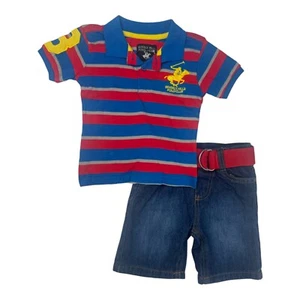 Beverly Hills Boys 2-Piece Short Set Size 18m, 24M, 5-6 - Picture 1 of 1