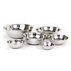 USA SELLER  SET OF 6 STAINLESS STELL MIXING BOWLS FREE SHIPPING US ONLY
