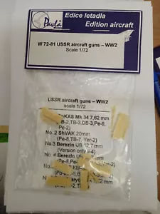 V27 PAVLA MODELS W 72-81 USSR AIRCRAFT GUNS - WW2 SCALE 1 72 - Foto 1 di 1