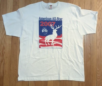 Elks Club Vintage T Shirt 2007 American All Star XL - Image 1 of 4