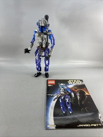Lego Star Wars 8011 Jango Fett vintage 2002 Missing Pieces, 90% Complete