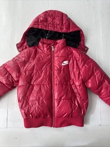 Nike Girls 6M Puffer Coat With Attached Hood 151 - Picture 1 of 12