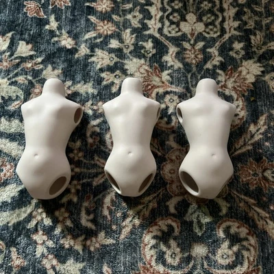 复古 BISQUE/PORCELAIN 7 英寸系列躯干胸部娃娃 — 第 1/4 张图片