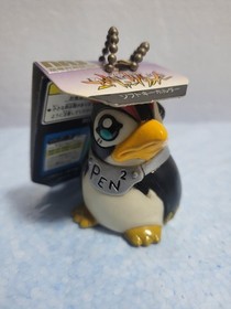Vintage 1990s SEGA Neon Genesis Evangelion PenPen Soft Keychain GAINAX