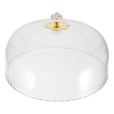  Cúpula para Pasteles - Cubierta Redonda Transparente para Servir Pasteles Cúpula para Comida - Plástico Foto 1 de 4