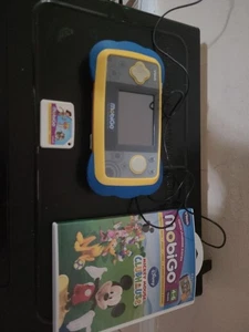 Vtech Mobigo Touch Learning System Blue/Yellow with 2 Games Reqd Discription - Picture 1 of 10