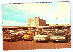 Berry Field Nashville Tennessee West Terminal Bldg 1950s chrome Postcard CT35 - Picture 1 of 2