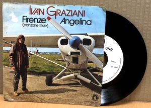 Ivan Graziani 45rpm Promo Firenze Angelina Campione Non Vendibile Numero 1 - Bild 1 von 4