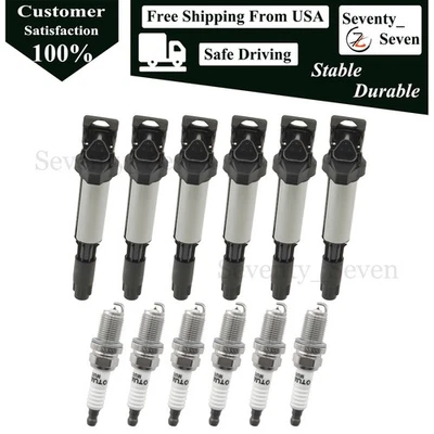 6pcs Ignition Coil Kit For 2004-2006 BMW X3  — 第 1/4 张图片