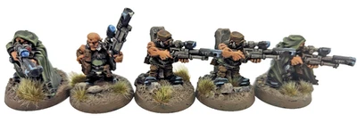 Warhammer 40k Astra Militarum Ratling Snipers METAL Well Painted Imperial Guard - Image 1 of 4