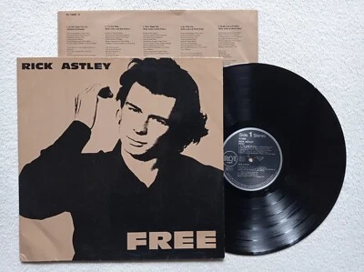 LP 33T RICK ASTLEY "Free" EX RCA PL 74896 UK & EUROPE 1991 - - Photo 1/4