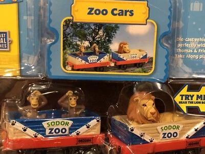 Thomas Engine & Friends Take Along Zoo Cars (2006) Learning Curve Die-Cast Train - Image 1 of 3