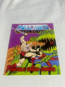 Masters Of The Universe Mattel 1983 He-Man Double Edged Sword Mini Comic MOT H-7 - Picture 1 of 1