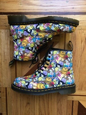 Botas Dr. Martens Hora de Aventuras Cartoon Network Unisex Talla US M 10 L 11 UK 9 Foto 1 de 4