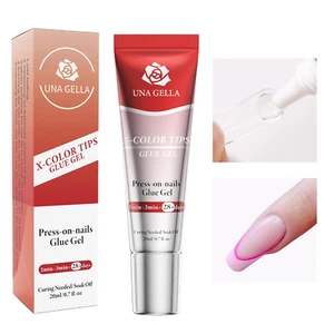 Gel X Nail Glue for Press on Nail Tips, Adhesive Super Bond Solid U V Nail Glue - Picture 1 of 12