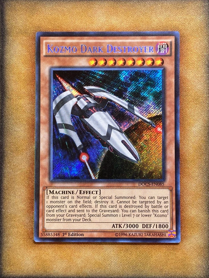 Yugioh Kozmo Dark Destroyer DOCS-EN085 Secret Rare 1st Ed NM - Image 1 of 1