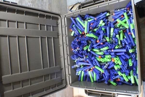 Nerf Ammo Crate Utility Box-Carry up to 65lbs of gear+ accessories - Picture 1 of 5