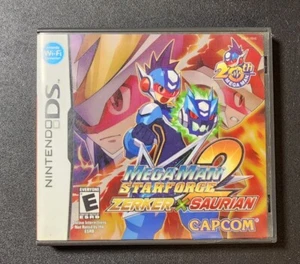 Mega Man Star Force 2 Zerker X Saurian Nintendo DS CIB Authentic Original - Picture 1 of 3