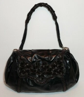 BOLSO DE HOMBRO CONVERTIBLE BRIGHTON ALEXANDRIA CUERO APLIQUES $450 Foto 1 de 4