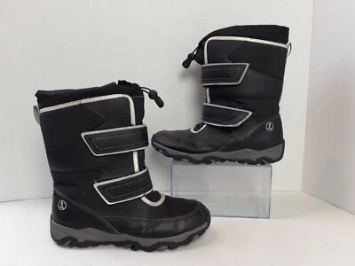 Lands End Winter Kids BLACK Snow Flurry Insulated Winter Boots Childs Size 5 - Image 1 of 4