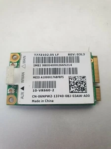 Portable Dell carte haut débit Mobile P/N 6NPW2 06NPW2 T77Z102.05 LF - Photo 1/2