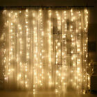 600 LED Curtain Fairy Lights Indoor/Outdoor Wedding Party Christmas Garden Decor