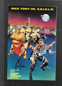 Nick Fury Vs. S.H.I.E.L.D. 4 1998 MARVEL signed Joe Jusko - Picture 1 of 3