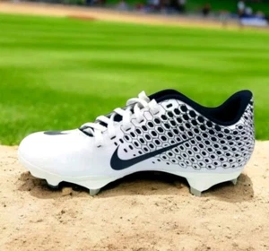 Nike Lunar Vapor (US-Größe 15) Herren Ultrafly Elite 2 Baseballschuh weiß blau - Bild 1 von 13