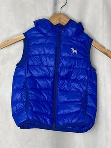 Blue Dog Kids Puffer Vest Cashmere Wire Blend Filling Royal Blue Size Small - Picture 1 of 8