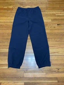 Cutter & Buck Mens Windbreaker Golf Pants Size Large Navy Blue Elastic Waist - Picture 1 of 4