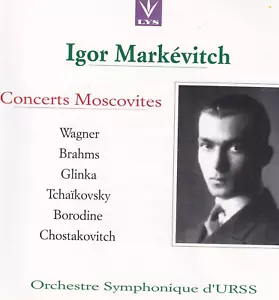 IGOR MARKEVICH Moscow concerts BRAHMS 4 DSCH 1 WAGNER GLINKA osUSSR 2 CDS 1960-4 - Picture 1 of 2