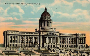 Postal de colección de Frankfort Ky Kentucky State Capitol 1912 041625 8U - Imagen 1 de 2