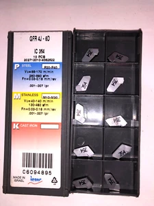 ISCAR HARTMETALL-EINSÄTZE MENGE 10 GFR 4J-6D IC354 - Bild 1 von 2
