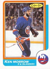 1986-87 O-Pee-Chee Hockey Ken Morrow #65 NM/MT NEW YORK ISLANDERS