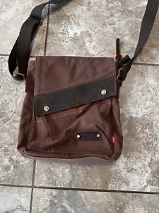 Augur Messenger Bag, Vintage Small Canvas Shoulder Crossbody Purse - Picture 1 of 4
