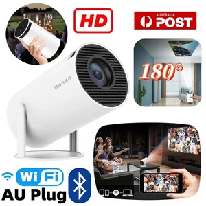 Portable Projector 4K HD Wifi Bluetooth Movie Mini Home Cinema Pocket Theater AU - Picture 1 of 15