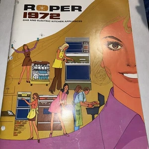 Vtg Roper Appliances Catalog RETRO Kitchen Appliances gas and electric 1972 - Picture 1 of 9
