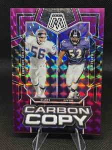 Mosaico 2024 Lawrence Taylor & Ray Lewis copia carbonio viola prizm /49 n. CC-15 - Foto 1 di 3