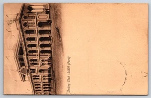 Postkarte Lima Peru 1913 - Historischer Jockey Club in Lima, Peru - Bild 1 von 2