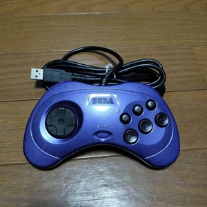 Sega Saturn Controller Metallic Blue USB Connection for PC - Picture 1 of 2