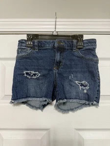 Cat & Jack Youth Girls Short Stretch Denim Shorts Size L (10/12) - Picture 1 of 3