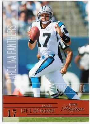 2006 Playoff Prestige - Jake Delhomme #20 CAROLINA PANTHERS - Image 1 of 2