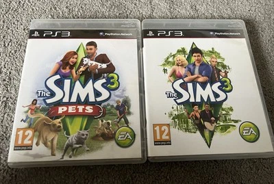The Sims 3 Pets & The Sims 3 PS3 - UK PAL - VGC - NO MANUALS - PlayStation 3 - Image 1 of 2
