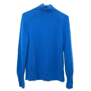 Jersey cuello alto cachemir puro COS - azul XS - Imagen 1 de 4