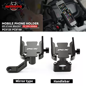 Motorcycle Handlebar Mobile Phone Holder GPS stand bracket For HONDA PCX125 150 - Picture 1 of 21